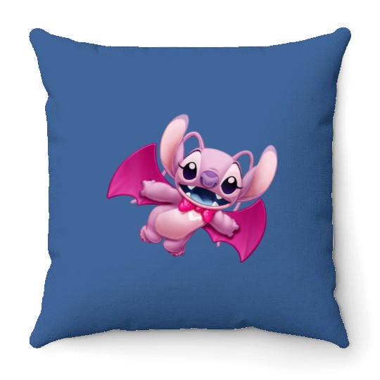 Womens Disney Halloween Angel The Vampire Bat Throw Pillows