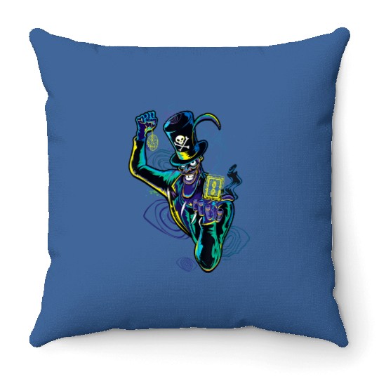 Discover Disney Villains Dr Facilier Voodoo Magic Throw Pillows