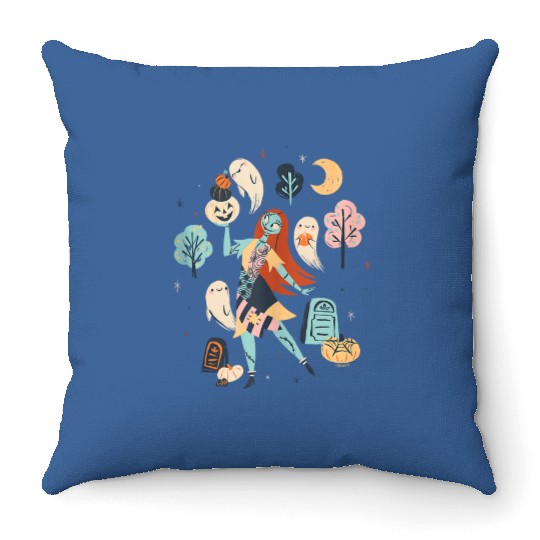 Disney The Nightmare Before Christmas Sally Ghos Throw Pillows