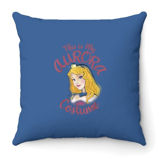 Discover Disney Sleeping Beauty Aurora This Is My Costume Throw Pillows