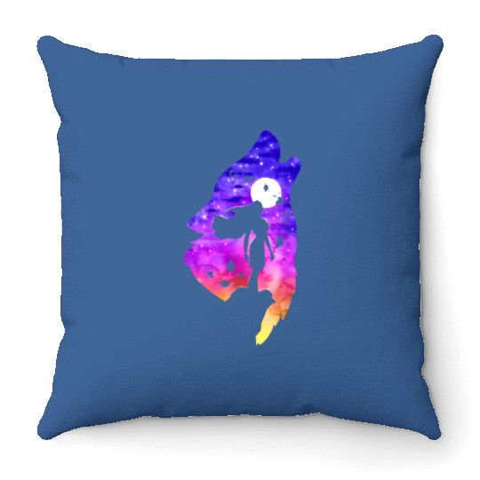 Disney Princesses Pocahontas Colors In The Silho Throw Pillows