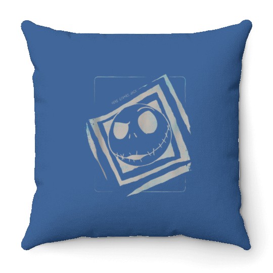 Disney Nightmare Before Christmas Here Comes Jac Throw Pillows