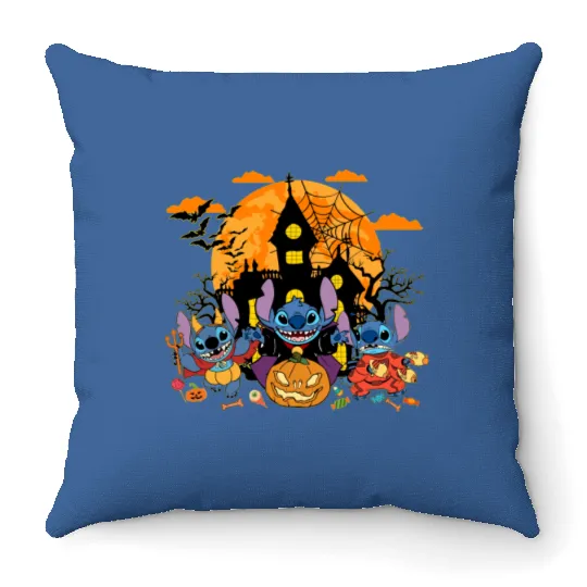 Stitch Halloween Throw Pillows, Disney Halloween Throw Pillows