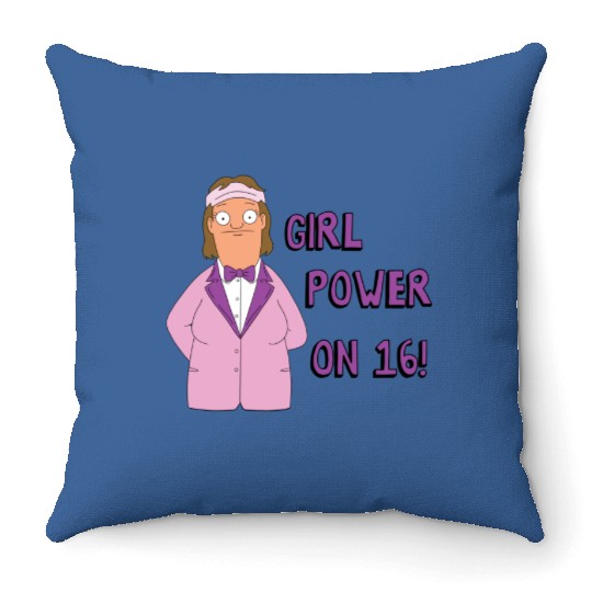 Nat - Bobs Burgers Throw Pillows
