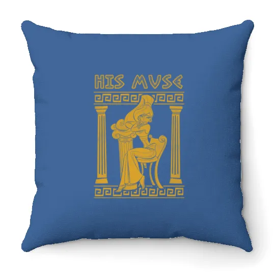 Disney Megara His Muse Throw Pillows