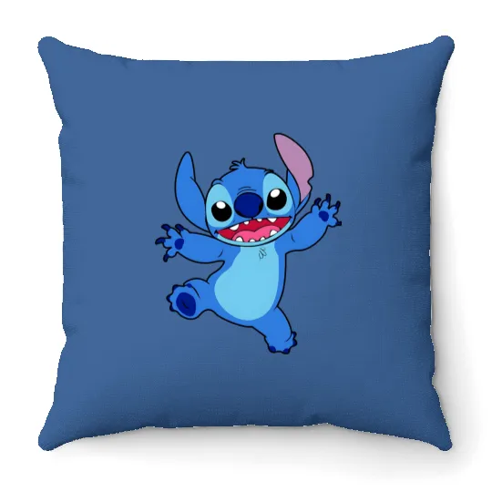 Stitch Youth Throw Pillows, Lilo and Stitch Throw Pillows for Kid, Disney Stitch Jumper, Cute Stitch Pullover, Happy Stitch Sweater, Disney Gift (T46)