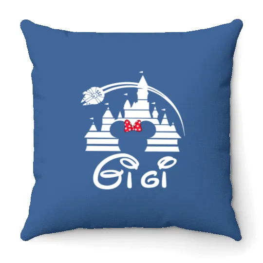 Gigi Mouse Throw Pillows, Grandma Mouse Throw Pillows, Disney Family Throw Pillows, Disney Throw Pillows, Disney Grandma Throw Pillows