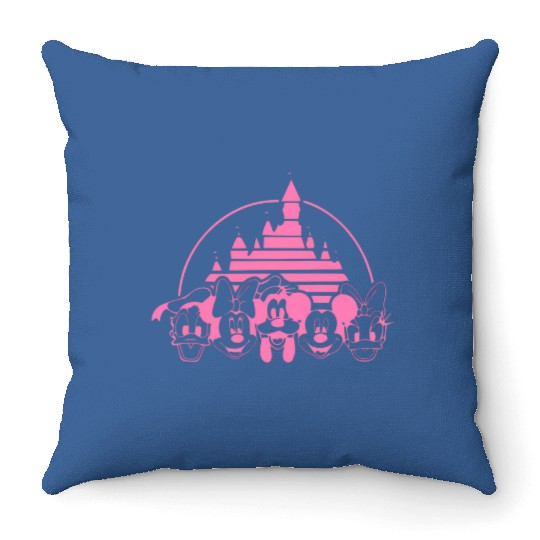 Disney Castle Mickey Throw Pillows, Minnie Mouse Castle Throw Pillows, Mickey Ears Disneyworld, Disney Castle Throw Pillows