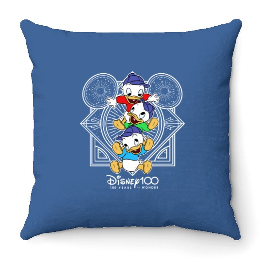 Disney Ducktales Huey, Dewey, and Louie Throw Pillows, Disney 100 Years Of Wonder Throw Pillows