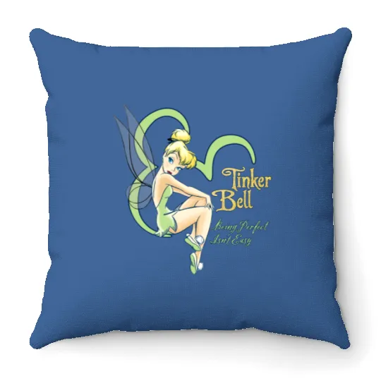 Princess Tinker Bell, Vintage Disney Family Throw Pillows