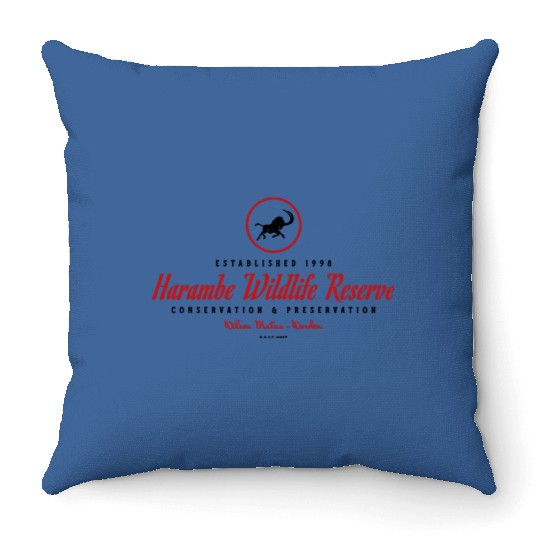 Harambe Wildlife Reserve (Alternate) - Theme Park Series - Disney - Throw Pillows