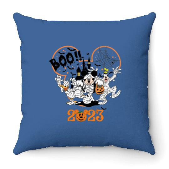 Mickey 5 Disney Halloween Throw Pillows