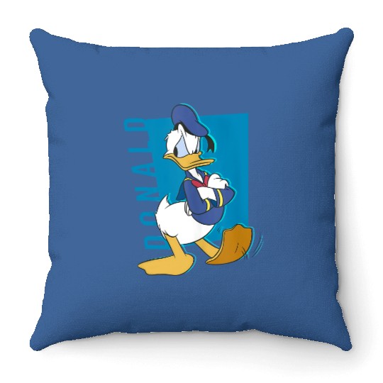 Donald Throw Pillows, Disney's Mickey & Friends, Donald Duck Throw Pillows, Disney Mickey Throw Pillows