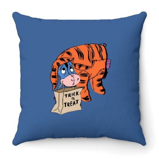 Disney Halloween Throw Pillows, Eeyore Halloween Throw Pillows, Disney Trick or Treat Throw Pillows