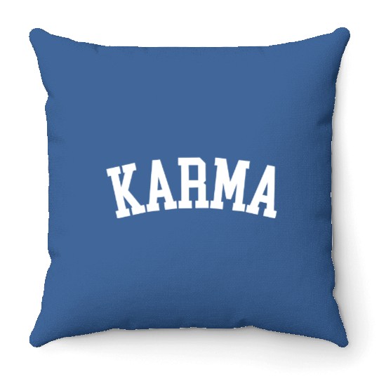 Karma is my boyfriend Throw Pillows, Eras Tour Throw Pillows
