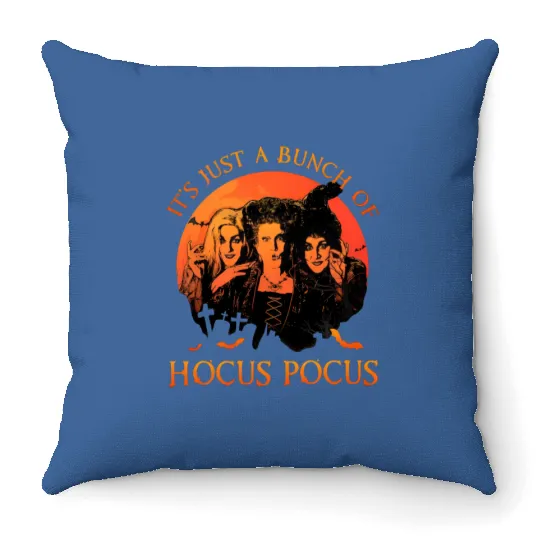 Disney Hocus Pocus Sanderson Sisters Halloween Throw Pillows, Cartoon Throw Pillows, Cute Throw Pillows, Gift For Family