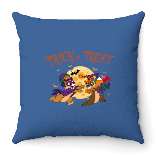 Discover Disney Chip and Dale Halloween Throw Pillows