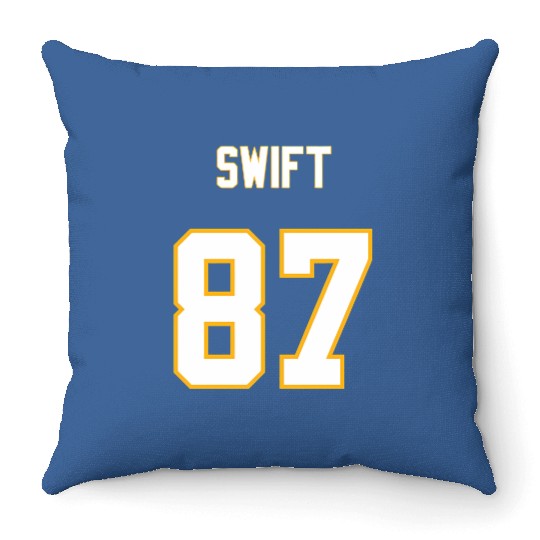 Discover Travis Kelce Taylor 87 Chiefs Jersey - Taylor - Crewneck Throw Pillows