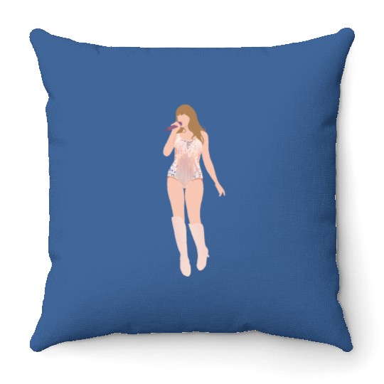 Eras tour lover Throw Pillows