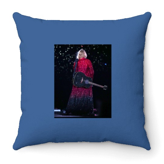taylorswift eras tour all too well Throw Pillows