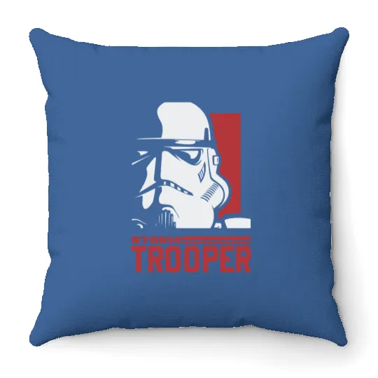 Retro Star Wars Stormtrooper Throw Pillows, Vintage Disney Star Wars Throw Pillows