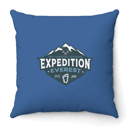 Expedition Everest Throw Pillows, Disney Everest, Disney's Animal Kingdom, Disney Vacation Throw Pillows, Disney Yeti