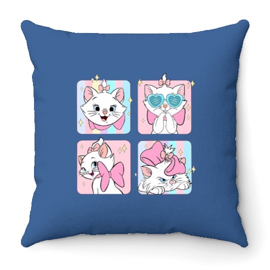 Aristocats Throw Pillows, Marie Aristocats Throw Pillows, Disney Cat Throw Pillows, Funny Marie Aristocats, Disney Girls Trip