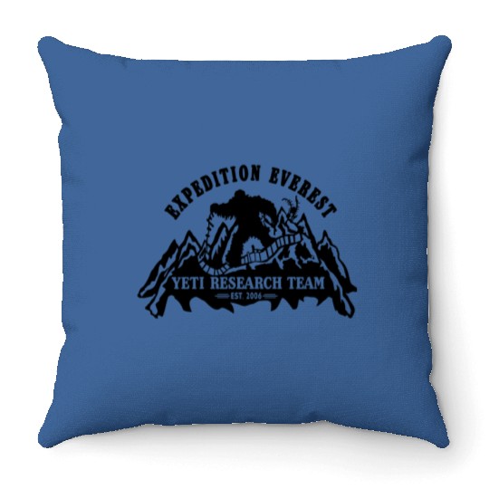 Disney Expedition Everest, Yeti Research Team Throw Pillows, Disney Animal Kingdom Throw Pillows,  Family Yeti Matching Throw Pillows