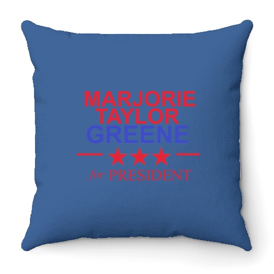 Discover Marjorie Taylor Greene FOR Throw Pillows