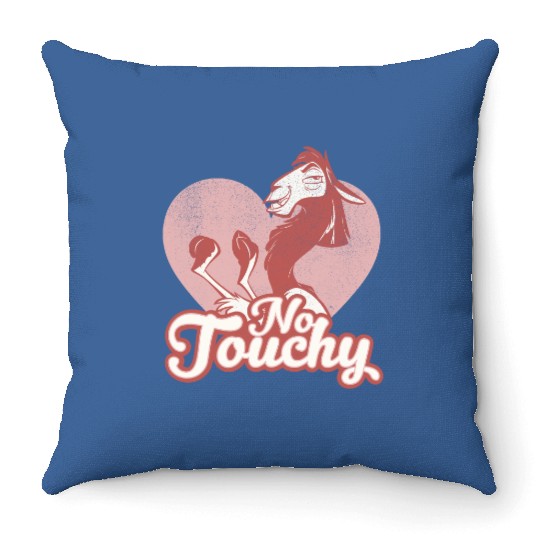 Disney Emperor's New Groove Kuzco Llama No Touchy Throw Pillows
