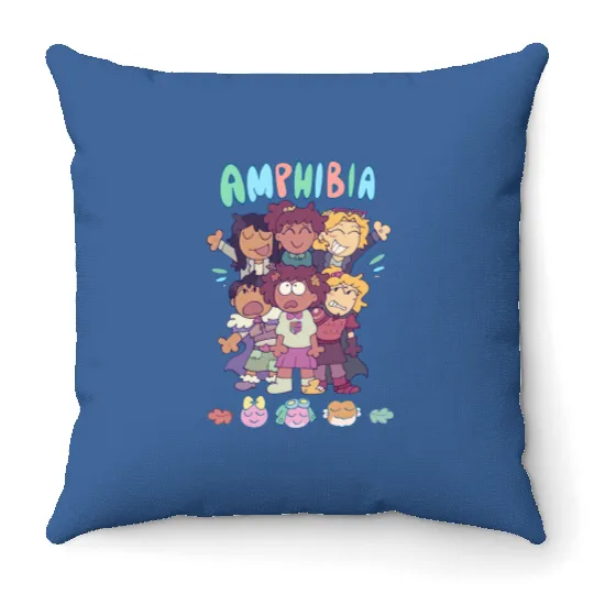 Disney Amphibia Throw Pillows All Characters Unisex Throw Pillows Adult Throw Pillows Kid Throw Pillows, Disney Throw Pillows, Magic Kingdom Throw Pillows idea, Disney gift Throw Pillows