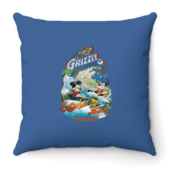 Grizzly River Run Disney Throw Pillows, California Adventure Park Throw Pillows