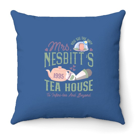 Disney T.oy Stor.y Buzz Lightyear Mrs. Nesbitts Tea House 1995 Throw Pillows