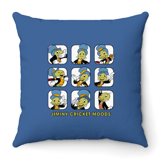 Disney Jiminy Cricket Moods Throw Pillows