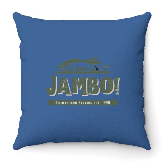 Jambo! Kilimanjaro Safaris - Animal Kingdom Disney - Throw Pillows
