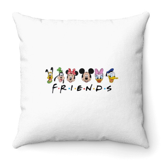 Mickey And Friends Throw Pillows, Disney Friends Throw Pillows