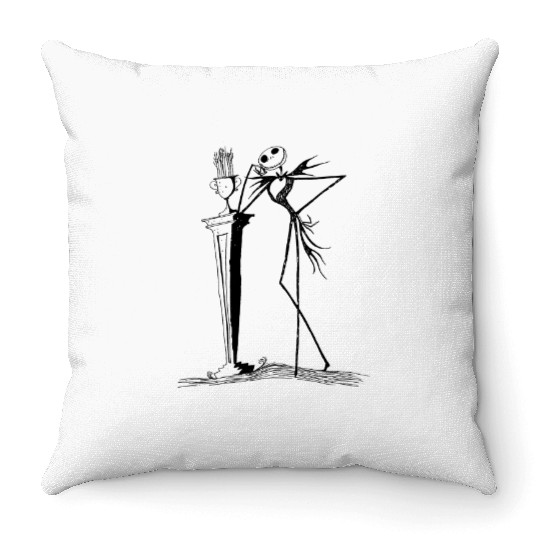 90s Nightmare Before Christmas Disney Throw Pillows. Vintage 1990s