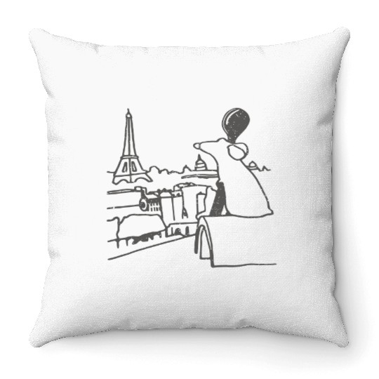 Vintage Ratatouille Throw Pillows, Disney  Color Throw Pillows, Chef Remy Throw Pillows