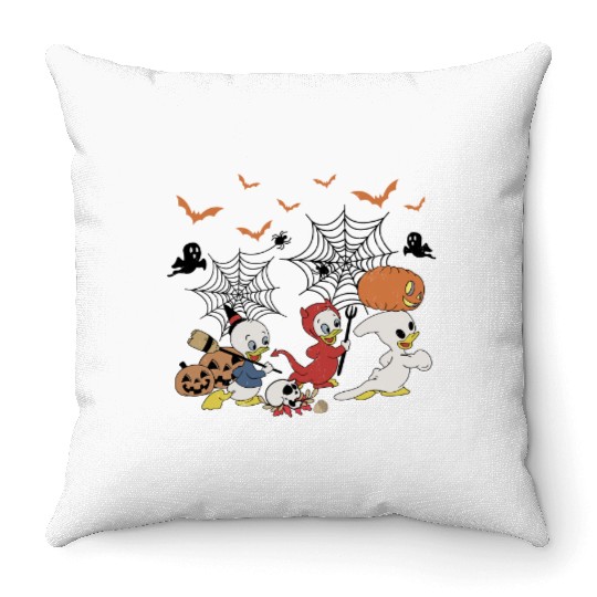 Disney Halloween Ducks Youth Throw Pillows, Huey, Dewey and Louie