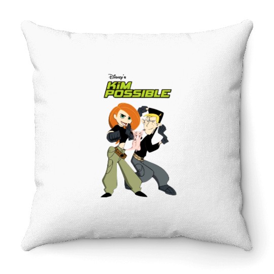 Discover Disney Kim Possible Ron Stoppable Rufus Throw Pillows
