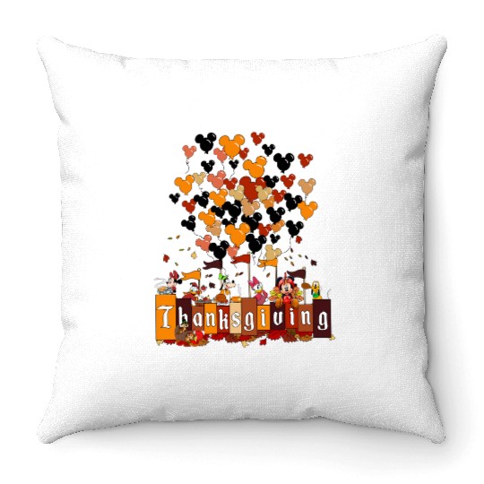 Disney Thanksgiving Throw Pillows