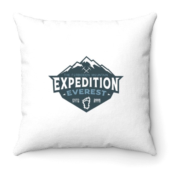Expedition Everest Throw Pillows, Disney Everest, Disney's Animal Kingdom, Disney Vacation Throw Pillows, Disney Yeti