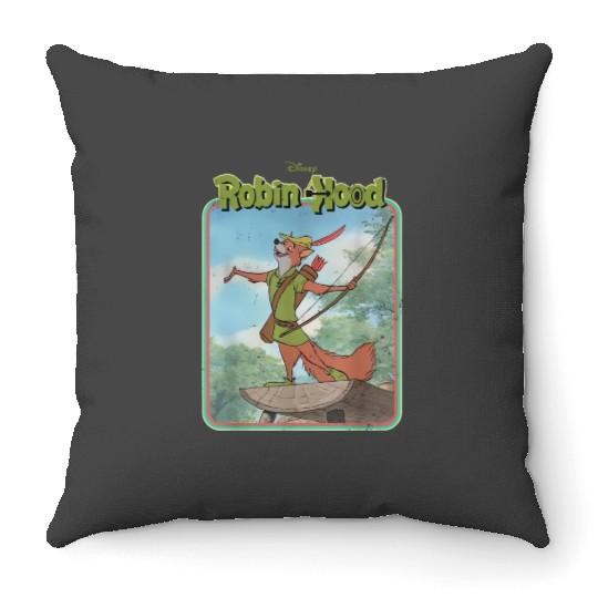 Disney Robin Hood Retro Throw Pillows Great Gift Ideas Men Women