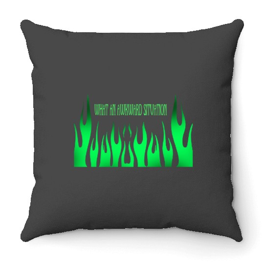 what an awkward situation - Disney - Throw Pillows