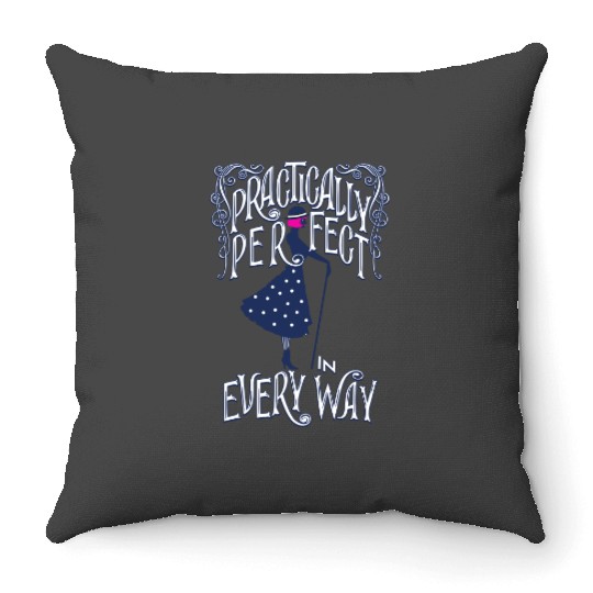 Disney Mary Poppins Practically Perfect Throw Pillows, WDW Magic Kingdom Throw Pillows