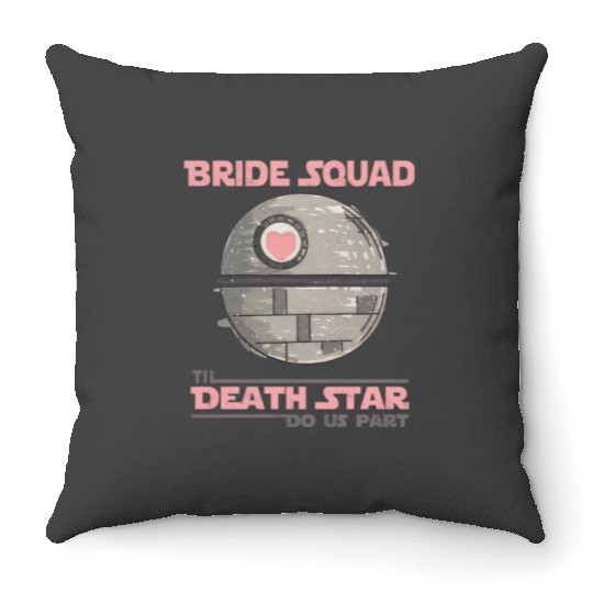 Disney Bride Squad Throw Pillows,  Throw Pillows, Star Wars Wedding Party Throw Pillows, Disney Star Wars Throw Pillows, Disney Bachelorette Party Throw Pillows