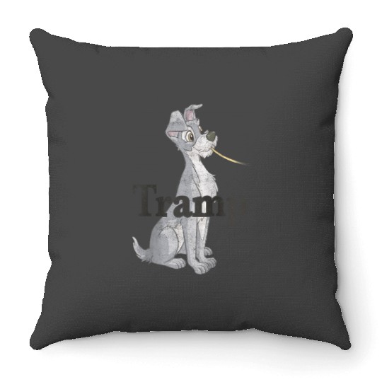 Disneyss Lady And The Tramp Spaghetti Tramp Couples Throw Pillows