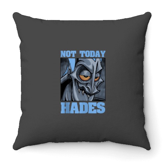 Disney Hercules Not Today Hades Poster 5734 Throw Pillows