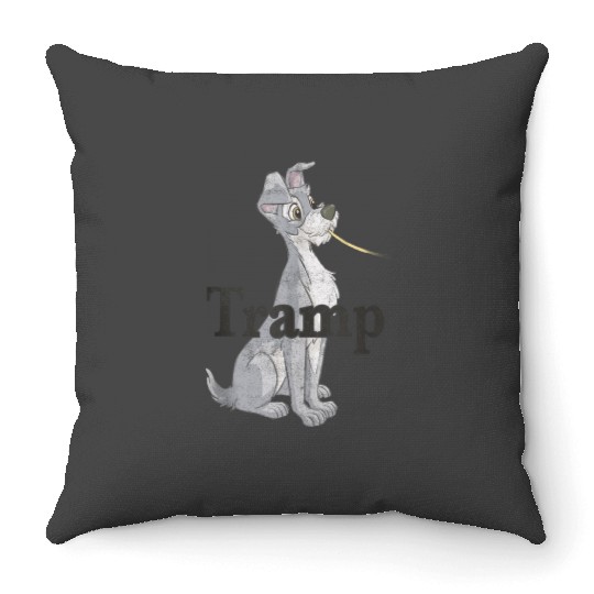 Disneyss Lady And The Tramp Spaghetti Tramp Couples Throw Pillows