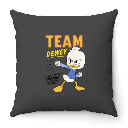 Disney DuckTales Team Dewey I'm Not Trying To Be Amazing Throw Pillows